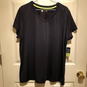 Xersion dry wicking athletic shirt black size 1x